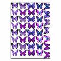 Бабочки фиолетовые вафельная картинка фото
