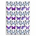 Бабочки пурпурные вафельная картинка фото