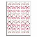 Бабочки пастельно-розовые вафельная картинка фото