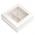 Коробка на 4 конфеты С ОКНОМ 112*112*35 мм Белая (5 шт) (фото 5 из 5)