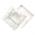 Упаковка для пряников с окошком 155*155*30мм Снежинка серебряная (фото 3 из 3)