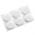 Silikomart NEVE 110 Форма силиконовая Снег D70 H30 мм (6*110 мл) (фото 4 из 7)