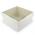 Упаковка для десертов с прозрачной крышкой 160*160*80 мм белая (фото 2 из 2)