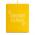 Упаковка для кексов с окошком (на 1шт) с ручкой Желтая с принтом ВП (фото 4 из 6)