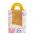 Упаковка для кексов с окошком (на 1шт) с ручкой Желтая с принтом ВП (фото 6 из 6)