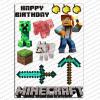 Майнкрафт Minecraft вафельная картинка