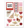 Наклейки Історія Кохання red heart індивідуальні (N) Наклейки Історія Кохання red heart індивідуальні (N)