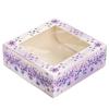 Упаковка для зефіру з віконцем Барвінок 200*200*70 мм ВТП Упаковка для зефіру з віконцем Барвінок 200*200*70 мм ВТП