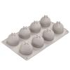 Форма для мусового десерту 3D Персик 8 шт ММ-1544 Форма для мусового десерту 3D Персик 8 шт ММ-1544