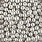 Шарики Серебряные зеркальные большие SD Pearls 14 мм фото