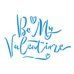 Трафарет Be my Valentine 8.2*12 см (TR-2) фото