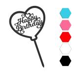 Happy Birthday топпер для торта 9*10 см (3D) фото