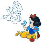 Белоснежка трафарет для пряников 9,5*8,8 см (TR-2)