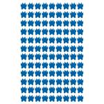 След тигра 1,3 см  трафарет для конфетти (TR-2) фото