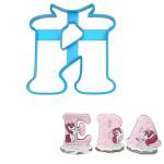 Вырубка для пряников Буква Й высотой 9 см (3D)