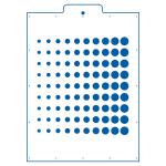 Конфетти 2 трафарет для торта 17,5*16,5 см (TR-4)