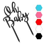 Oh Baby топпер для торта 11.4*12.5 см (3D) фото