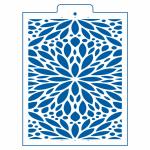 Цветочный трафарет для торта 23*18 см (TR-4) фото