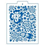Лето трафарет для торта 23*17,5 см (TR-4)