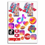 Социальные сети 4 вафельная картинка