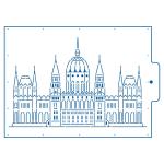 Замок трафарет для торта 16*25 см (TR-4)