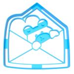 Вырубка для пряников Мишка в конверте 11*11,7 см (3D)
