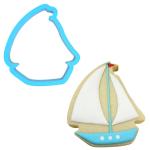 Вырубка для пряников Кораблик 7,8*8,5 см (3D)