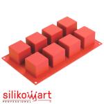 Silikomart SF104/C Форма силиконовая КУБ 50*50 H50 мм (8*125 мл)