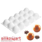 Silikomart TRUFFLES 40 Форма силиконовая D42 H36 мм (15*40 мл) (фото 1 из 8)