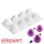 Silikomart TRUFFLES 70 Форма силиконовая D52 H42 мм (8*70 мл) (фото 1 из 6)