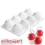 Silikomart TRUFFLES 120 Форма силиконовая D62 H52 мм (8*120 мл) (фото 1 из 5)