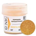 UNIC порошок перламутровый Золотая искра 5 г (фото 1 из 2)