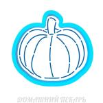 Тыква 11 вырубка с трафаретом 7*7,5 см (TR-2)