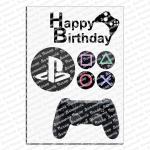 Playstation Плейстейшн приставка вафельная картинка