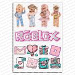 Роблокс Roblox для девочки вафельная картинка