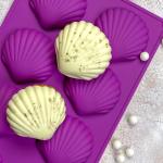 Планшет силиконовый Ракушки 8 шт