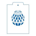 Пасхальное яйцо 6 трафарет для пряника 10*8 см (TR-2) фото
