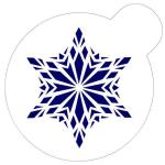 Трафарет Снежинка 10 6см фото