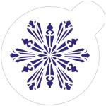 Трафарет Снежинка 14 6см фото