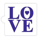 Трафарет Надпись LOVE 10 см фото