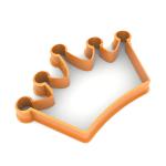 Вырубка для пряников Корона 6*9 см (3D)