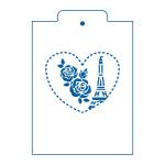 Трафарет Париж 8.5*10 см (TR-2)