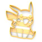 Вырубка для пряников Пикачу 10*8,5 см (3D)