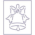Трафарет Колокольчик 11 см (TR-2)