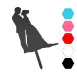 Топпер Молодожены топпер для торта 20 см (3D)