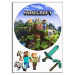 Minecraft 4 вафельная картинка фото