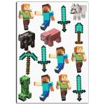 Minecraft 6 вафельная картинка фото