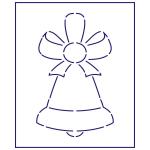 Трафарет Колокольчик-2 12*7,5 см (TR-2)