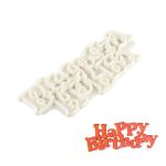 Вырубка для мастики Happy Birthday фото