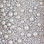 Шарики Серебряные зеркальные микс SD Pearls 2-14 мм фото
